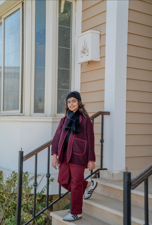 Burgundy pants
