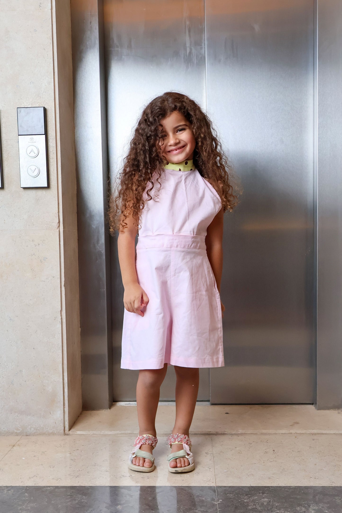 Pink Halter Jumpsuit