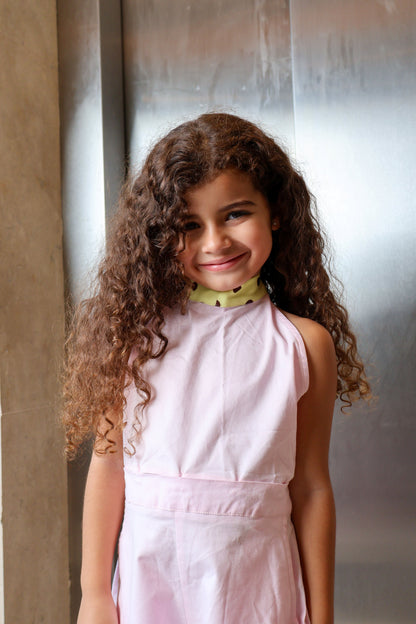 Pink Halter Jumpsuit
