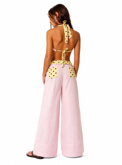 Pink dotted set
