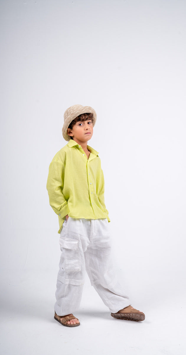 Linen basic shirt